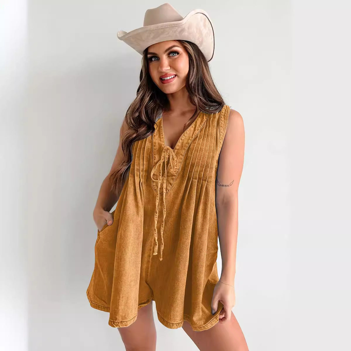 Ensemble Élégant Femme Chemise Fluide à Manches Longues