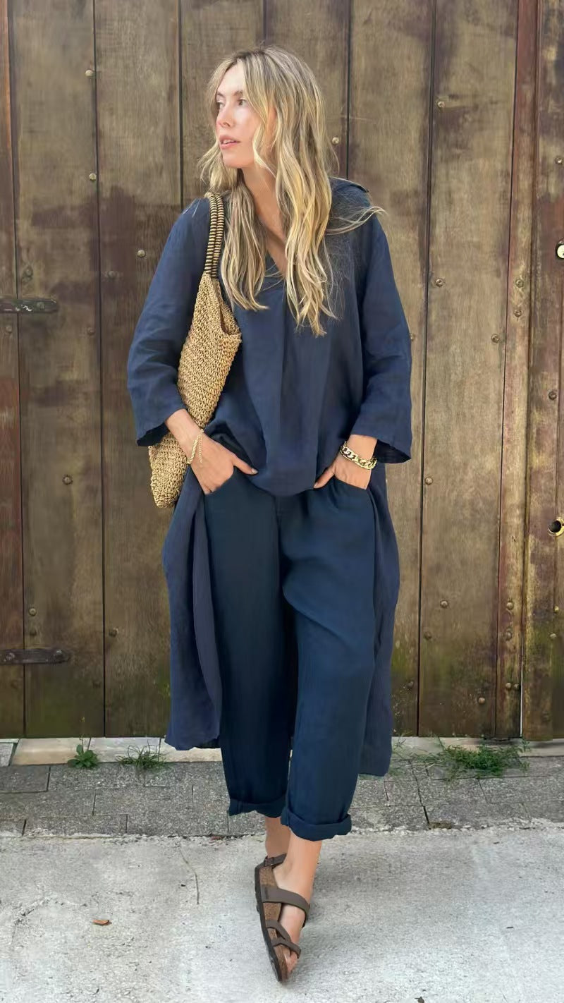 ENSEMBLE FEMME ÉTÉ 2025 – ÉLÉGANCE DÉCONTRACTÉE