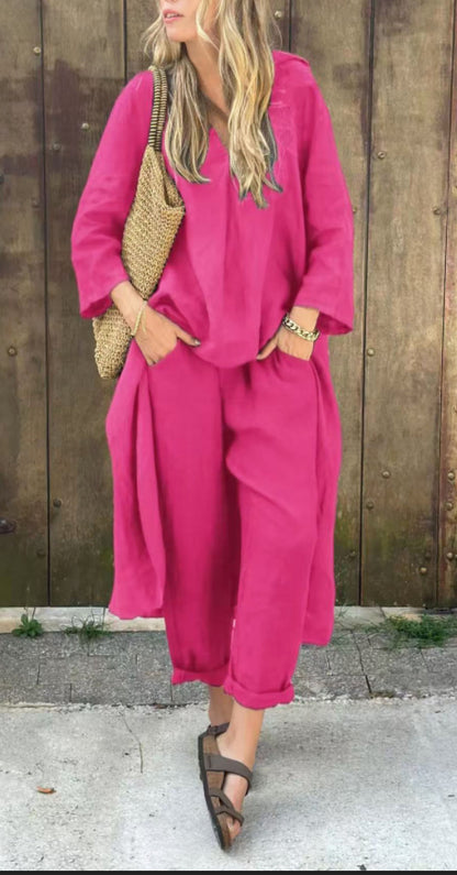 ENSEMBLE FEMME ÉTÉ 2025 – ÉLÉGANCE DÉCONTRACTÉE