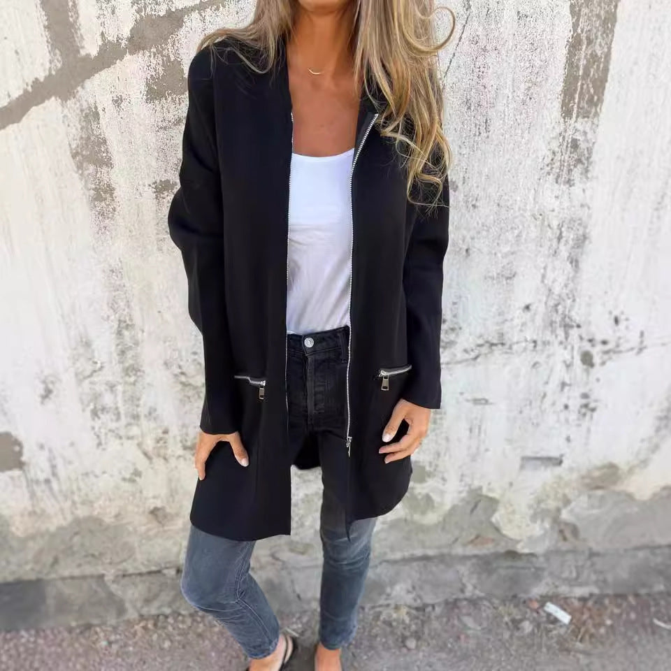 Cardigan Élégant à Manches Longues